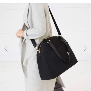 Lo & Sons O.M.G. Bag in Black with Silver